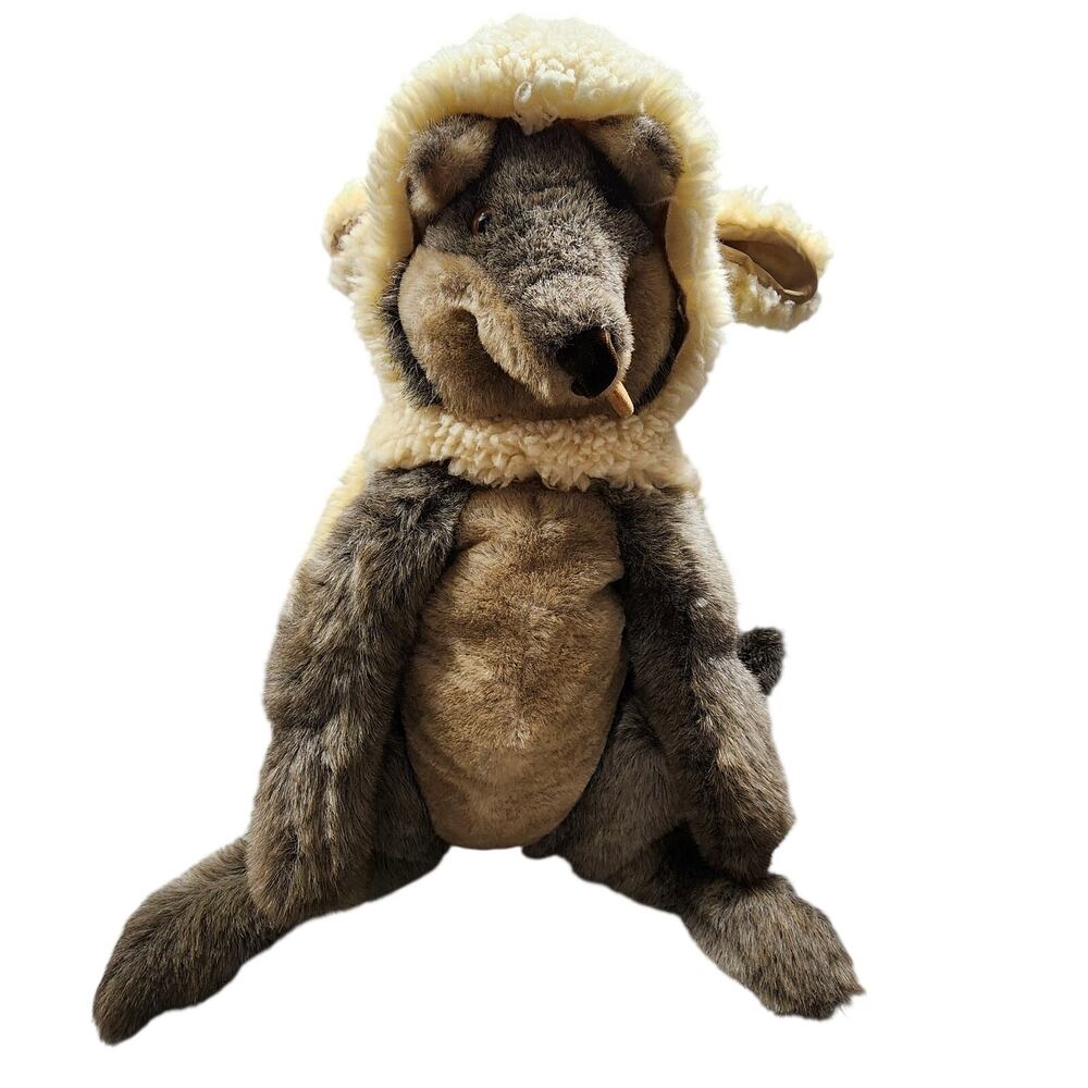 Wolf In Sheep's Clothing Plush Stuffed Animal Pillow Pets Vintage 1982 R Dankin
